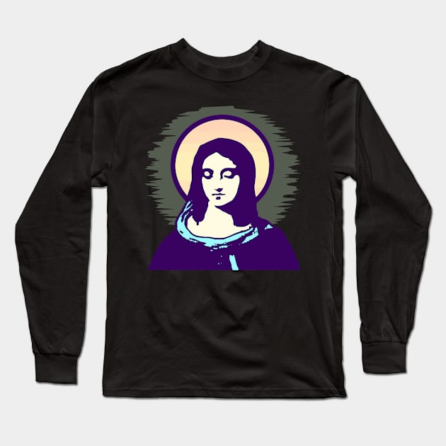 Our Lady Long Sleeve T-Shirt by Museflash